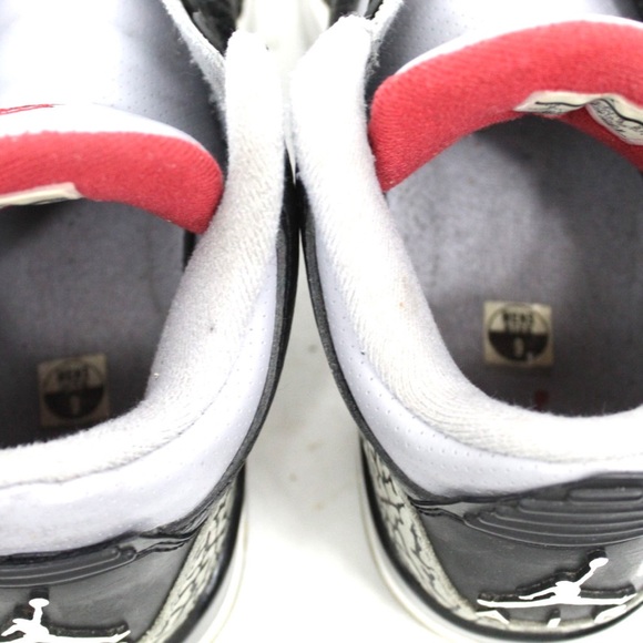 NIKE AIR JORDAN RETRO BLACKFIRE REDCEMENT GRAY MEN'S SHOE SNEAKER SIZE - Picture 2 of 3